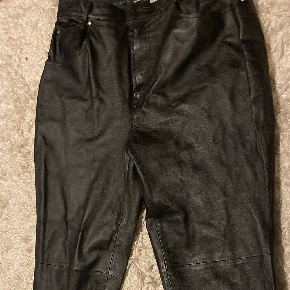 Leather pants! They were originally listed as Wilson